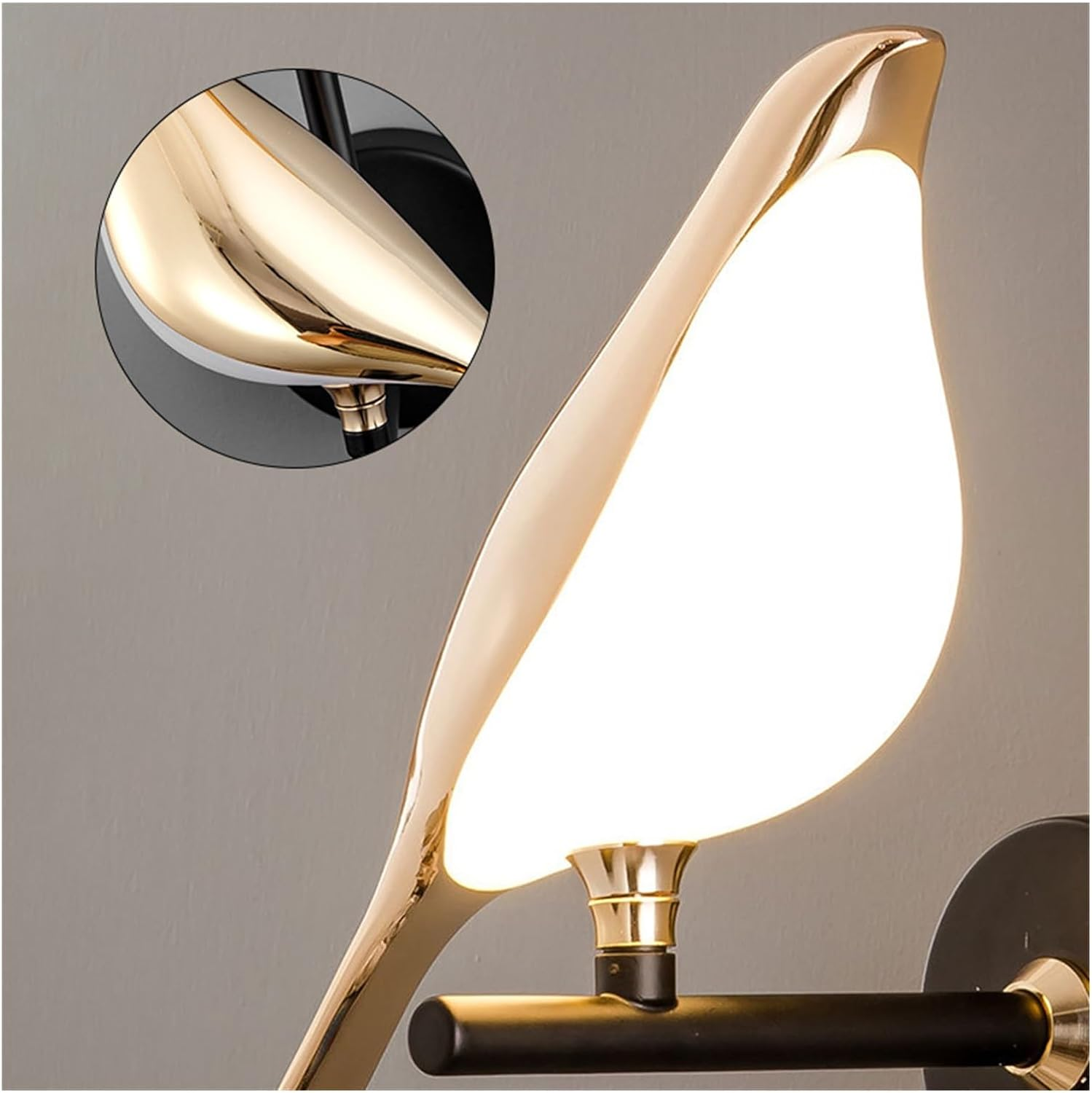 Modern LED Bird Wall Sconce Light with Artistic Design for Indoor Spaces 8