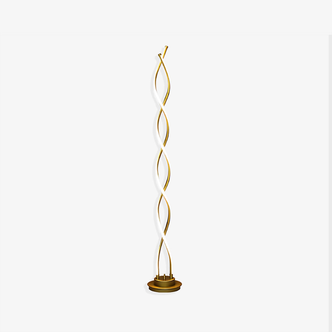Modern Minimalist Eye Protection Floor Lamp in Gold and Black for Home Office Use 0