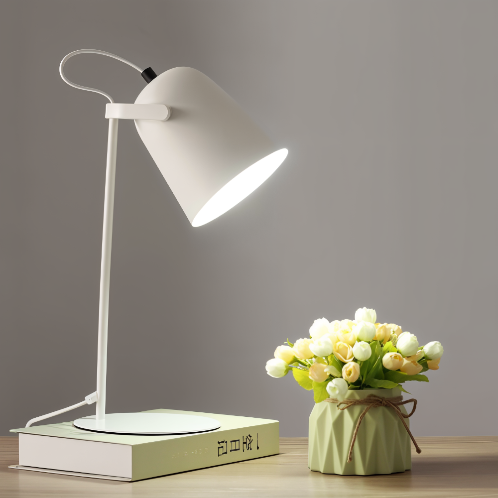 Modern Rotating Table Lamp with Adjustable Light for Reading and Studying 1