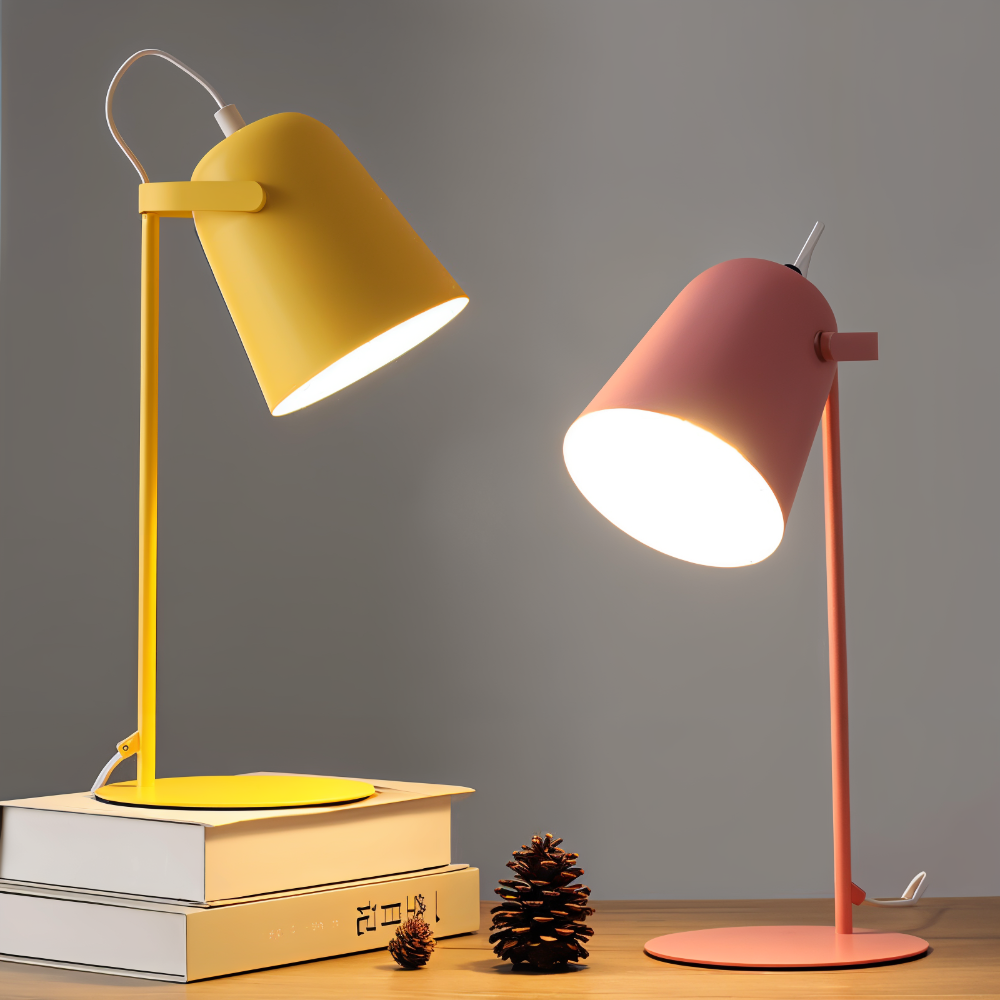 Modern Rotating Table Lamp with Adjustable Light for Reading and Studying 3