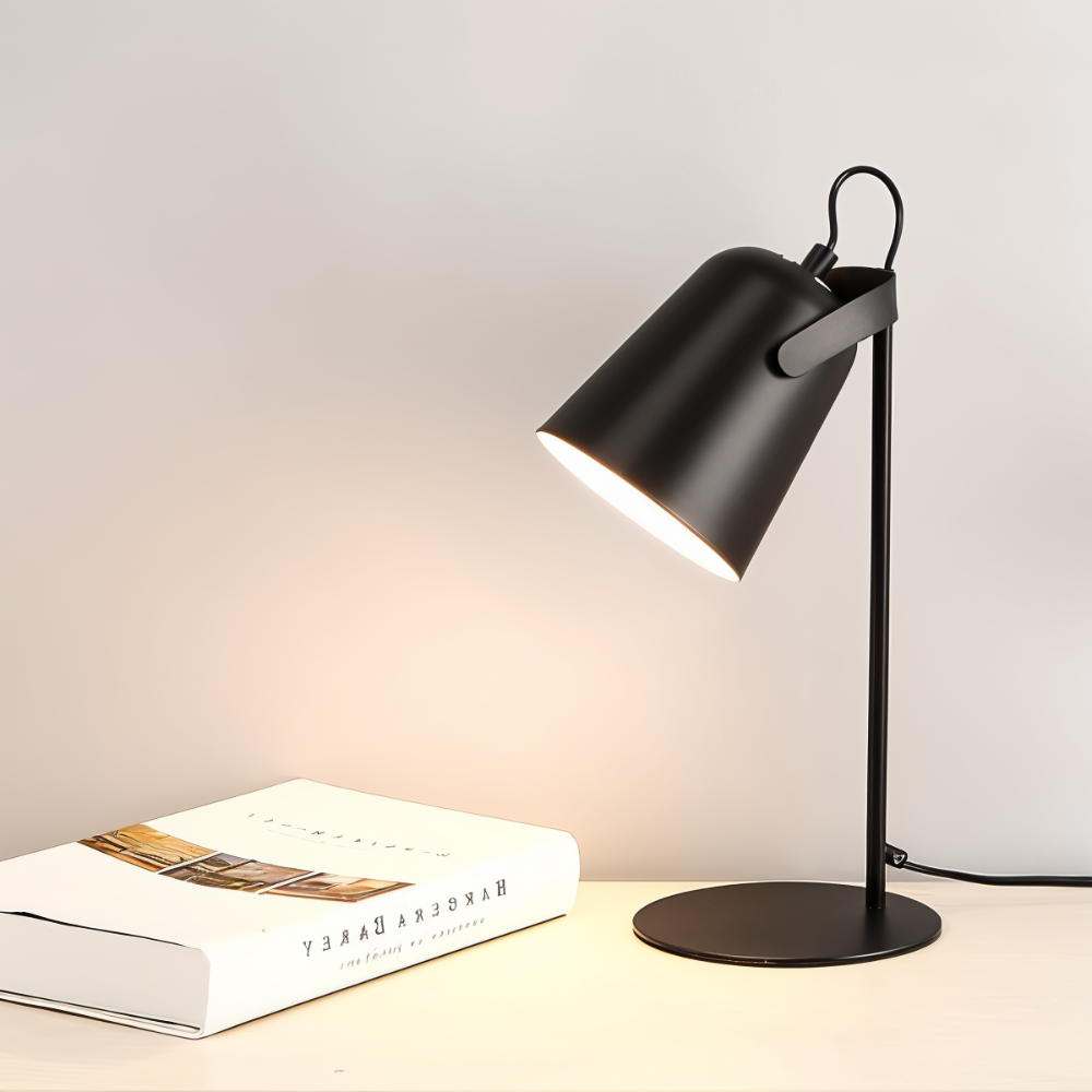 Modern Rotating Table Lamp with Adjustable Light for Reading and Studying 4