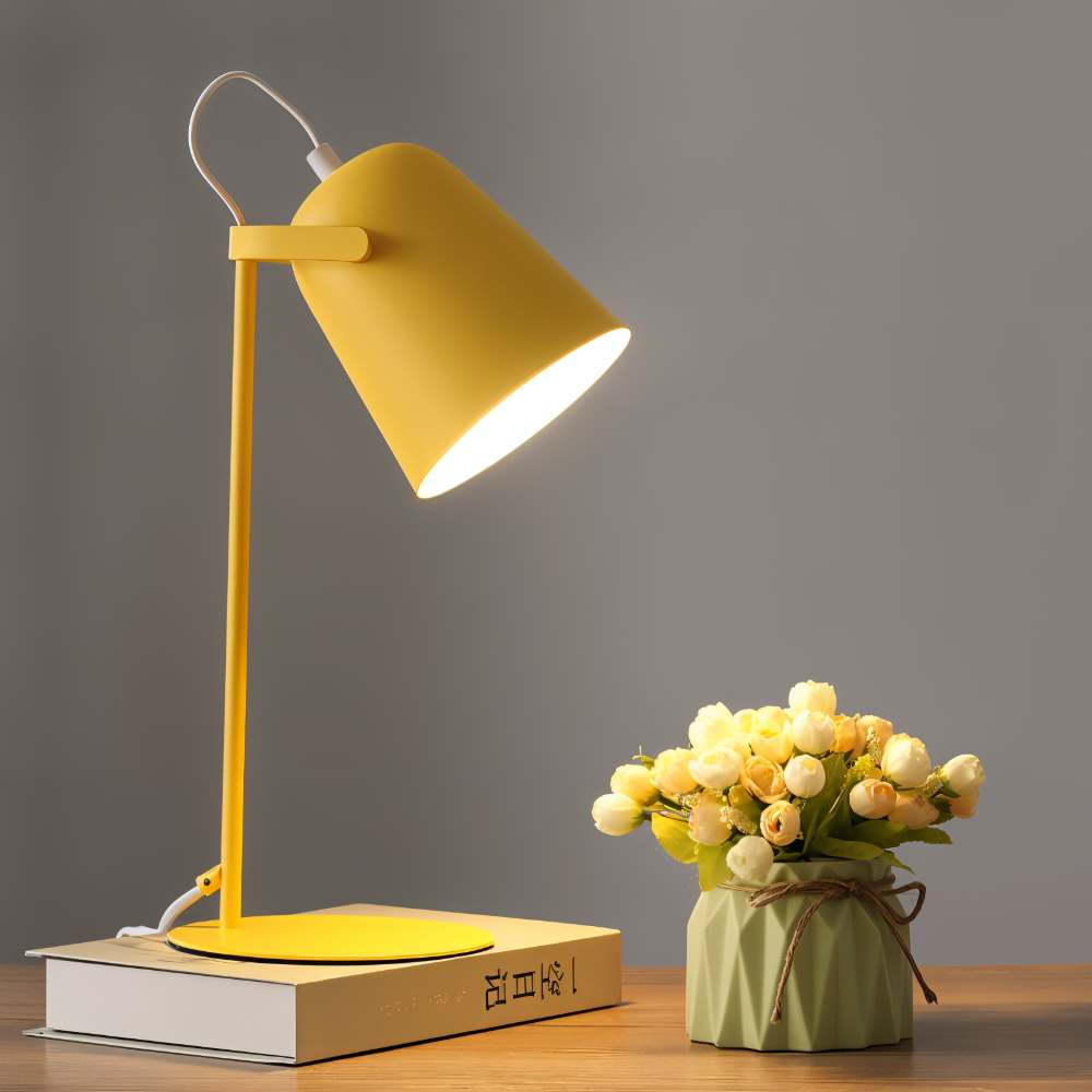 Modern Rotating Table Lamp with Adjustable Light for Reading and Studying 6