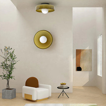 Modern Round Flush Mount Ceiling Light for Contemporary Kitchen and Dining Spaces 9