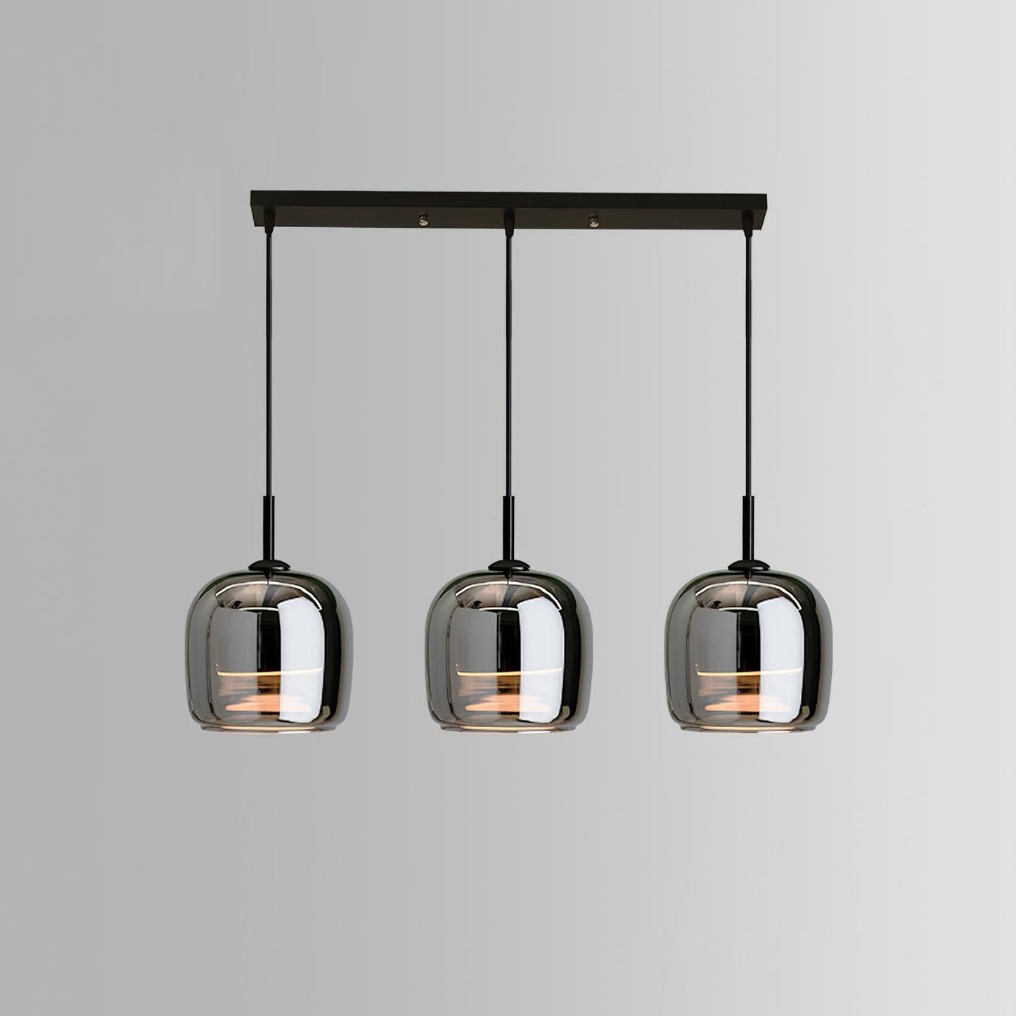 Modern Smoky Glass Pendant Lamp for Elegant Kitchen Island Pendant Lighting 9