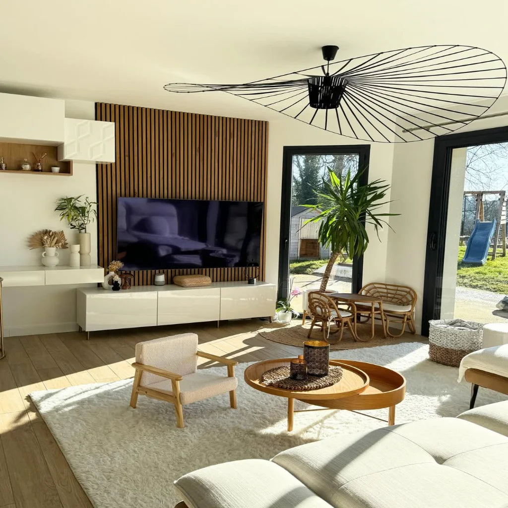 Modern Straw Hat Pendant Light - Stylish Kitchen Pendant Lighting Fixture 6