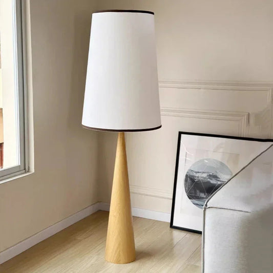 Modern Wooden LED Floor Lamp for Living Room and Bedroom Decor 0