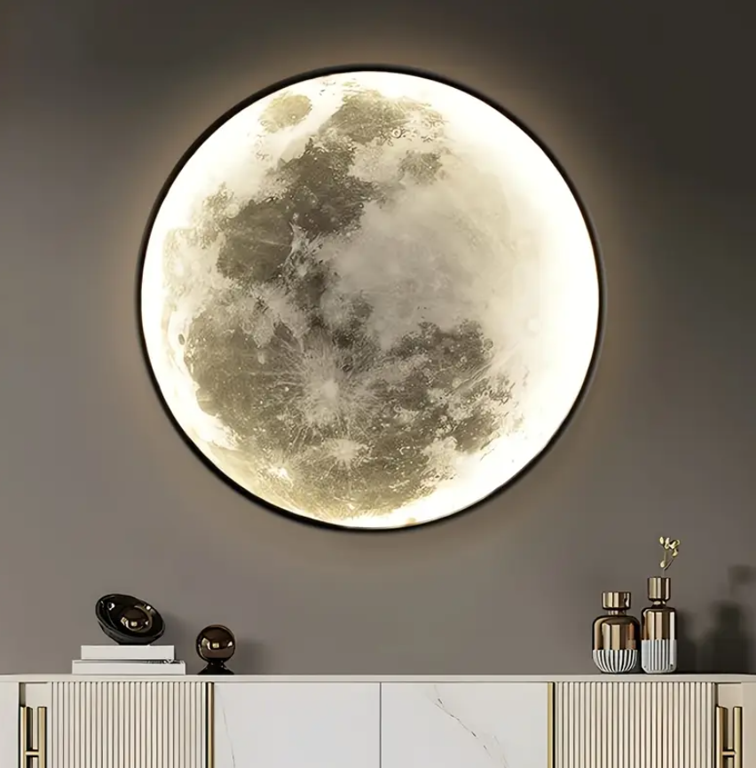 Moon Lamp with Adjustable Colors for Magical Room Ambiance