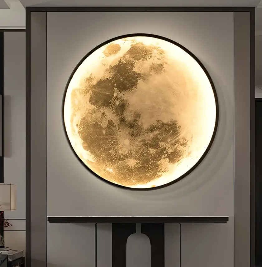Moon Lamp with Adjustable Colors for Magical Room Ambiance