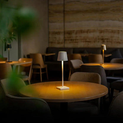 Portable Rechargeable LED Table Lamp - Touch-Dimming Cordless & Stylish Design