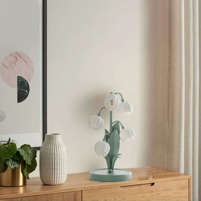 Bell Orchid Table Lamp for Living Room and Bedroom