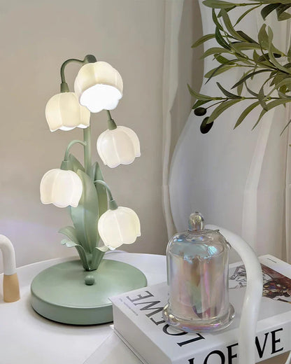 Bell Orchid Table Lamp for Living Room and Bedroom