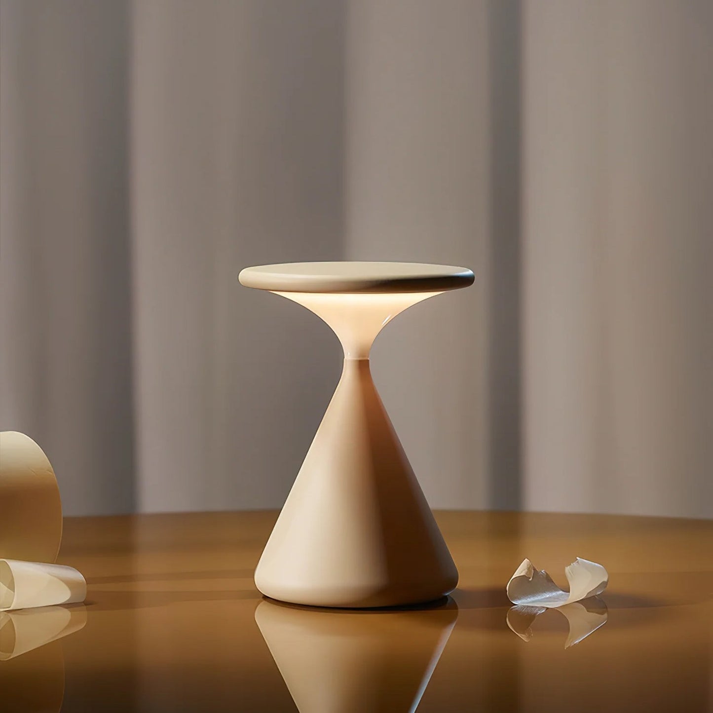 Portable Battery Operated Table Lamp with Multiple Light Settings for Indoor and Outdoor Use 2