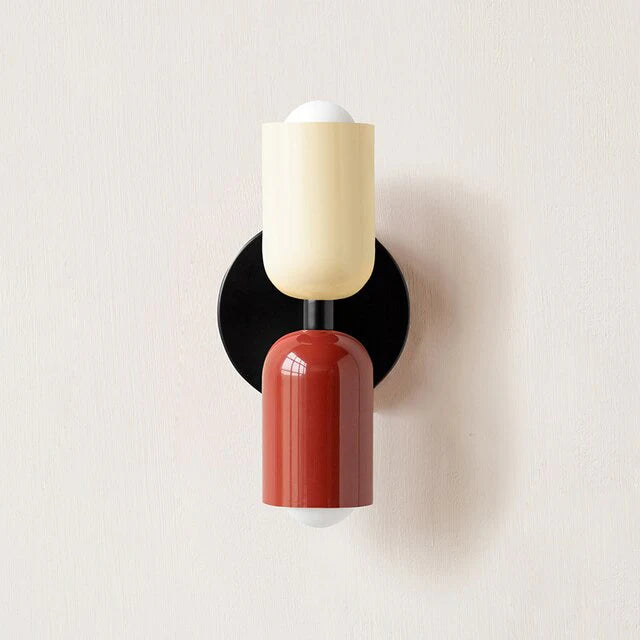 Cream Double Head LED Wall Lamp