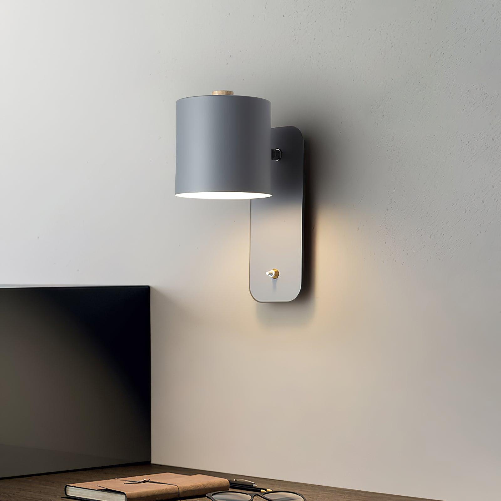 Rotatable Cylinder Wall Lamp with 180-Degree Adjustment for Modern Interiors 2