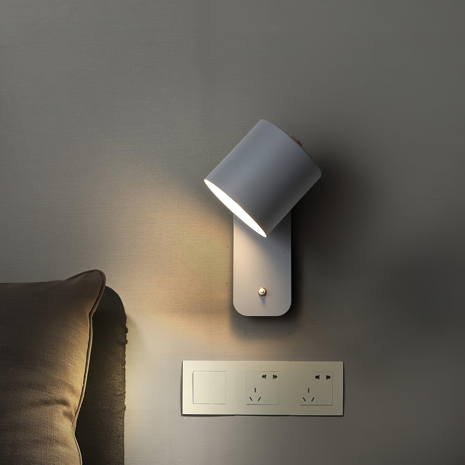 Rotatable Cylinder Wall Lamp with 180-Degree Adjustment for Modern Interiors 3