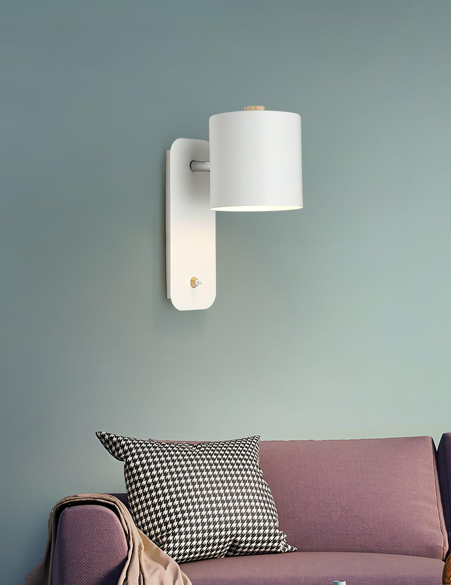 Rotatable Cylinder Wall Lamp with 180-Degree Adjustment for Modern Interiors 7