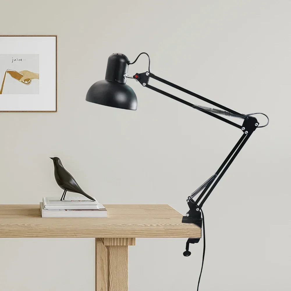 Adjustable Swing Arm Metal Desk Lamp