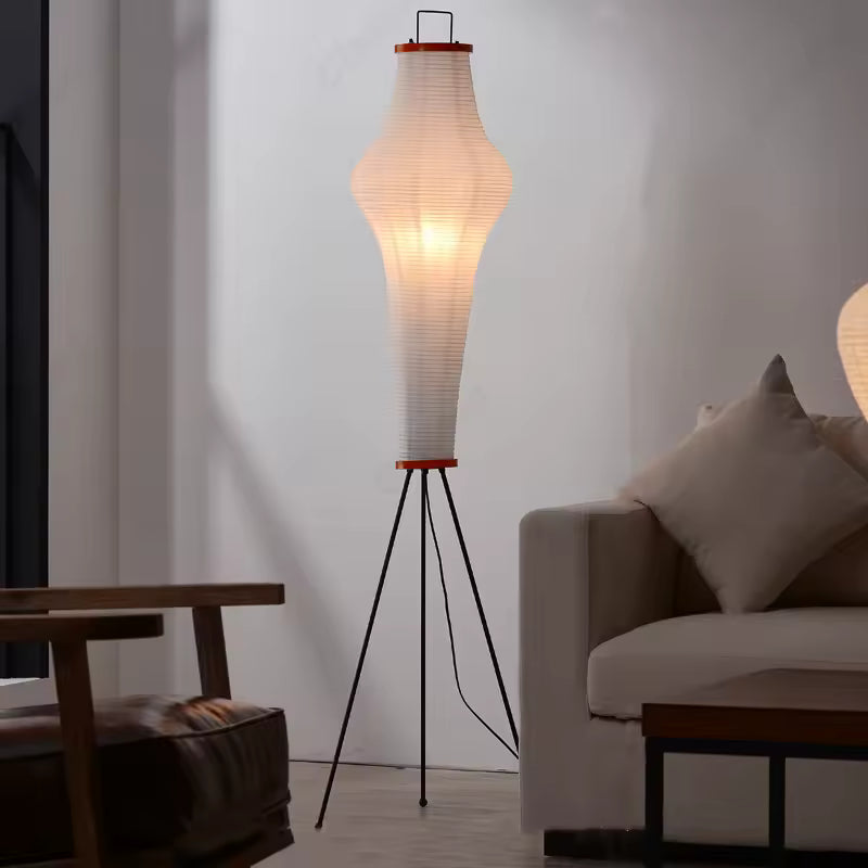 Elegant Japanese Mulberry Paper Floor Lamp