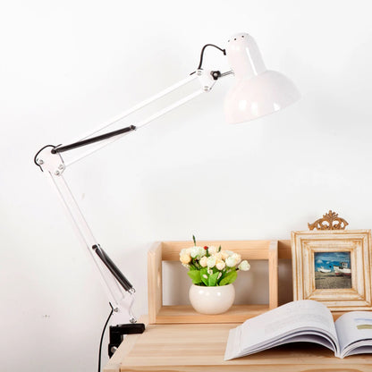 Adjustable Swing Arm Metal Desk Lamp