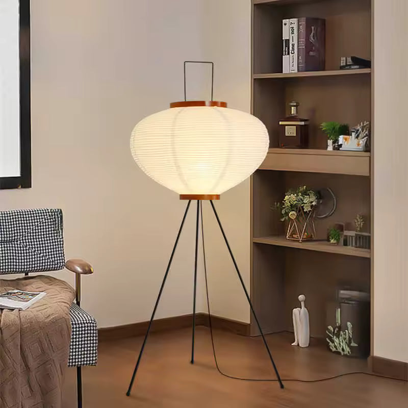 Elegant Japanese Mulberry Paper Floor Lamp