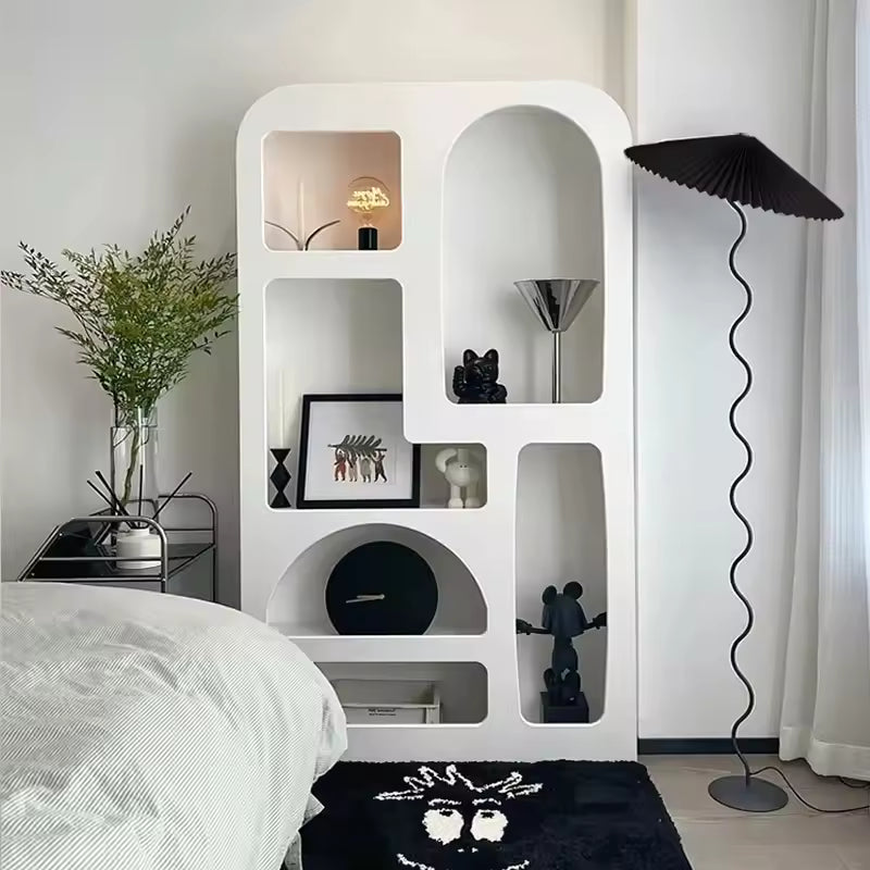 Floor Lamp with Unique Squiggle Design for Living Room