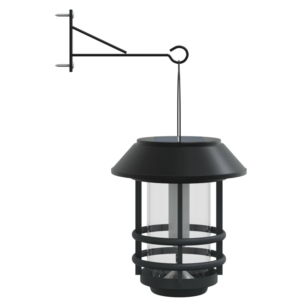 Solar Wall Lanterns Outdoor Flickering Flame