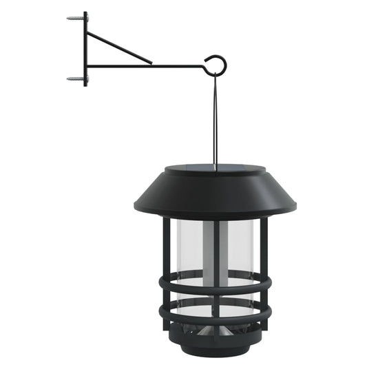 Solar Wall Lanterns Outdoor Flickering Flame