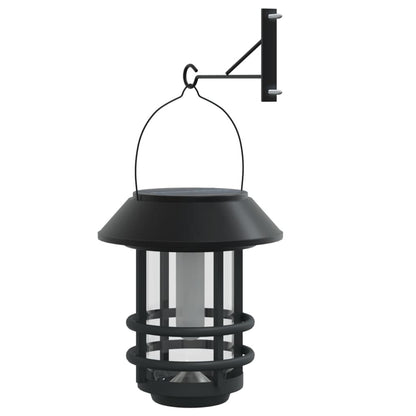 Solar Wall Lanterns Outdoor Flickering Flame