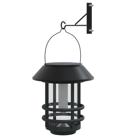 Solar Wall Lanterns Outdoor Flickering Flame