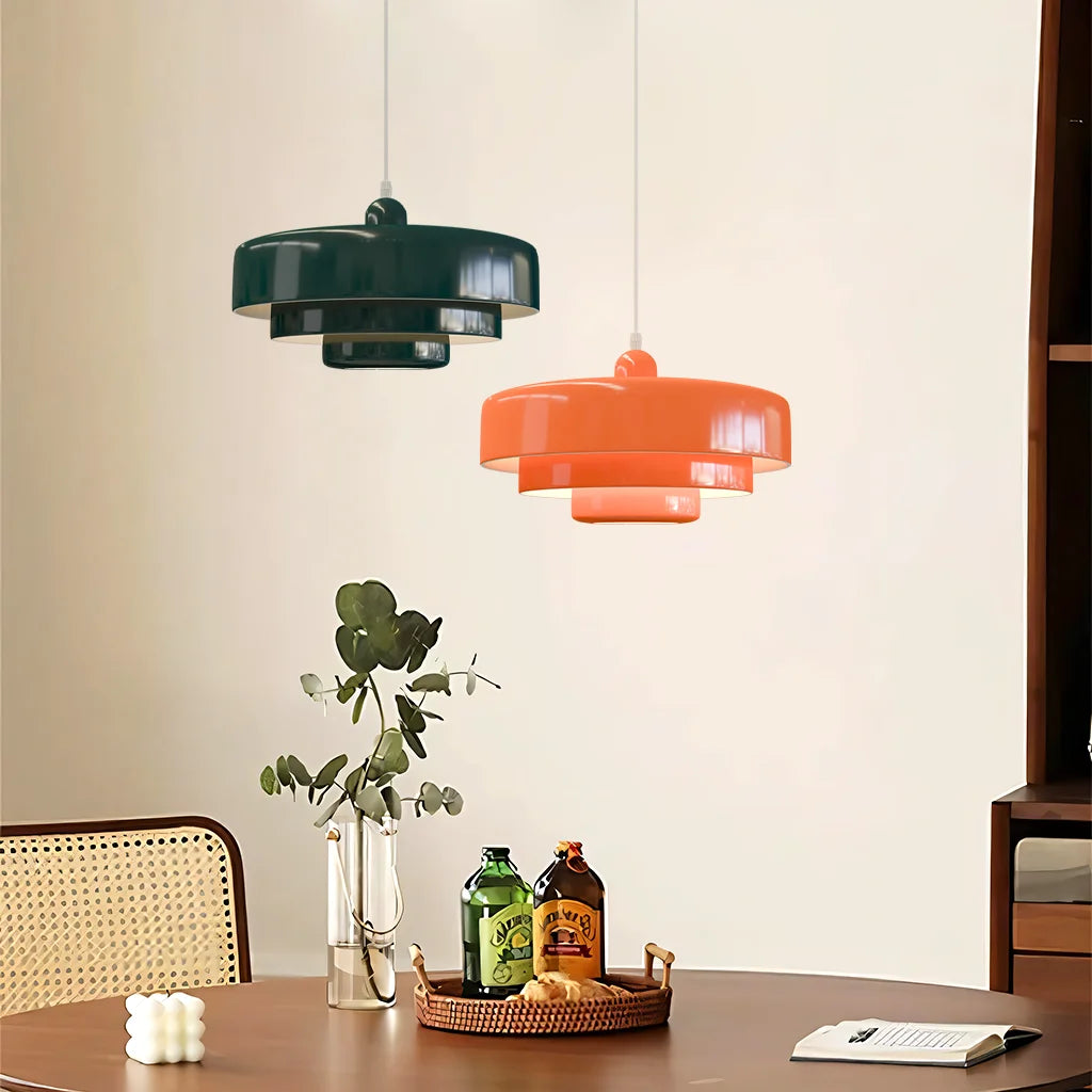 Triple Layer Disc Macaron Pendant Light - Stylish Kitchen Hanging Lights 1