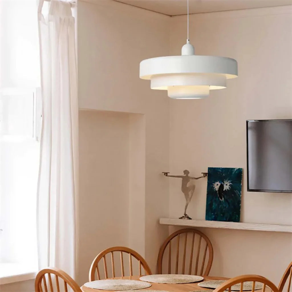 Triple Layer Disc Macaron Pendant Light - Stylish Kitchen Hanging Lights 5