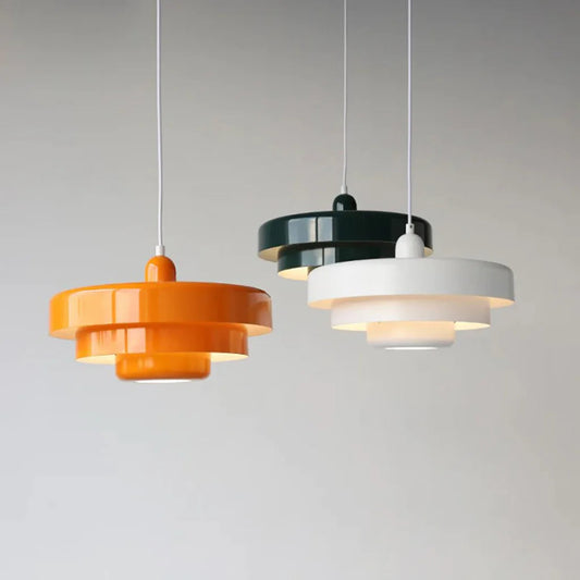 Triple Layer Disc Macaron Pendant Light - Stylish Kitchen Hanging Lights 7