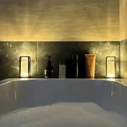 Crystal Cylinder Table Lamp with Touch Sensor