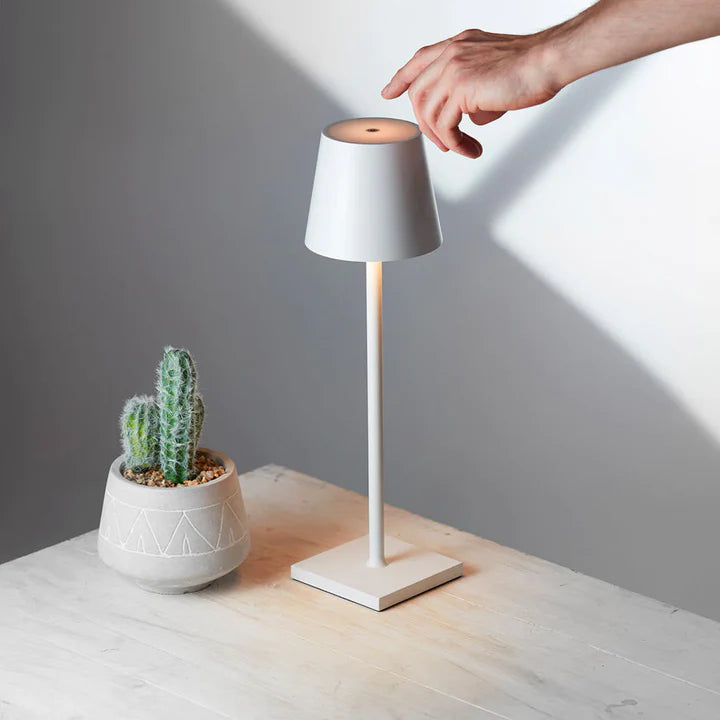 Portable Rechargeable LED Table Lamp - Touch-Dimming Cordless & Stylish Design