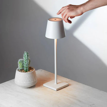 Portable Rechargeable LED Table Lamp - Touch-Dimming Cordless & Stylish Design