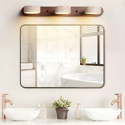 Yellow Travertine Wall Sconce with Integrated LED for Indoor Spaces 5