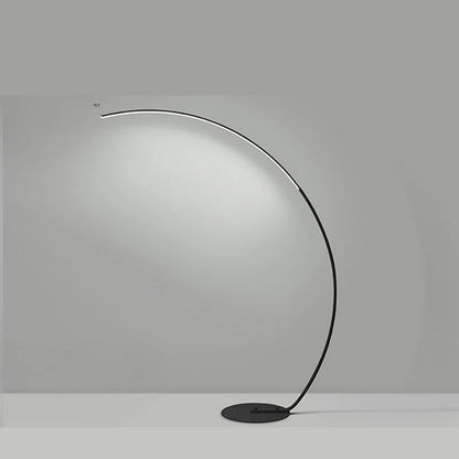 Curved Floor Lamp with Minimalist Design