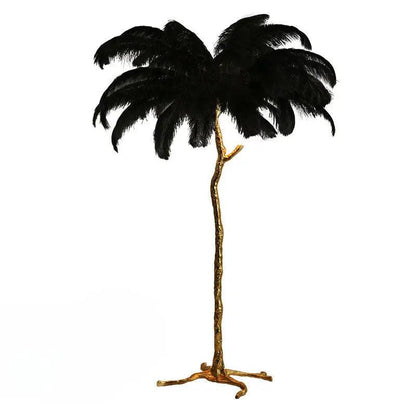 Modern Floor Lamp Nordic Ostrich Feather