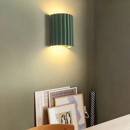 Modern Artistic Resin Wall Light with LED for Versatile Home Spaces