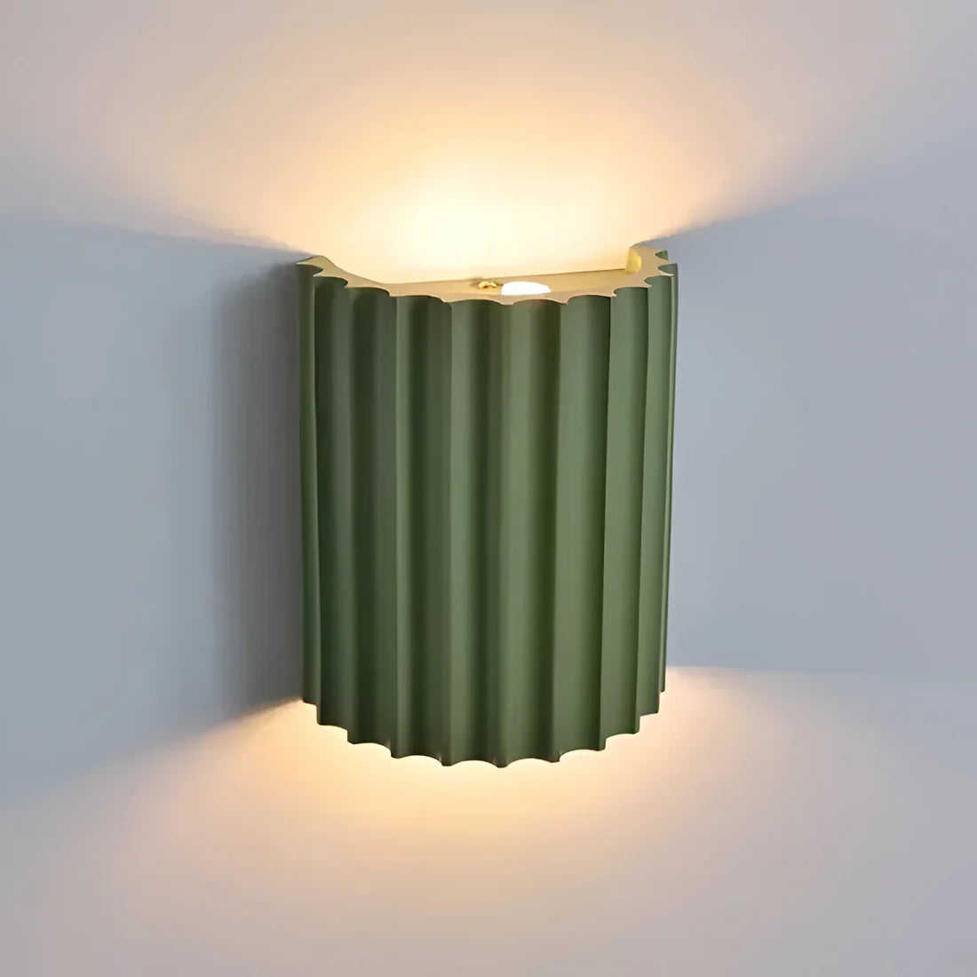 Modern Artistic Resin Wall Light with LED for Versatile Home Spaces