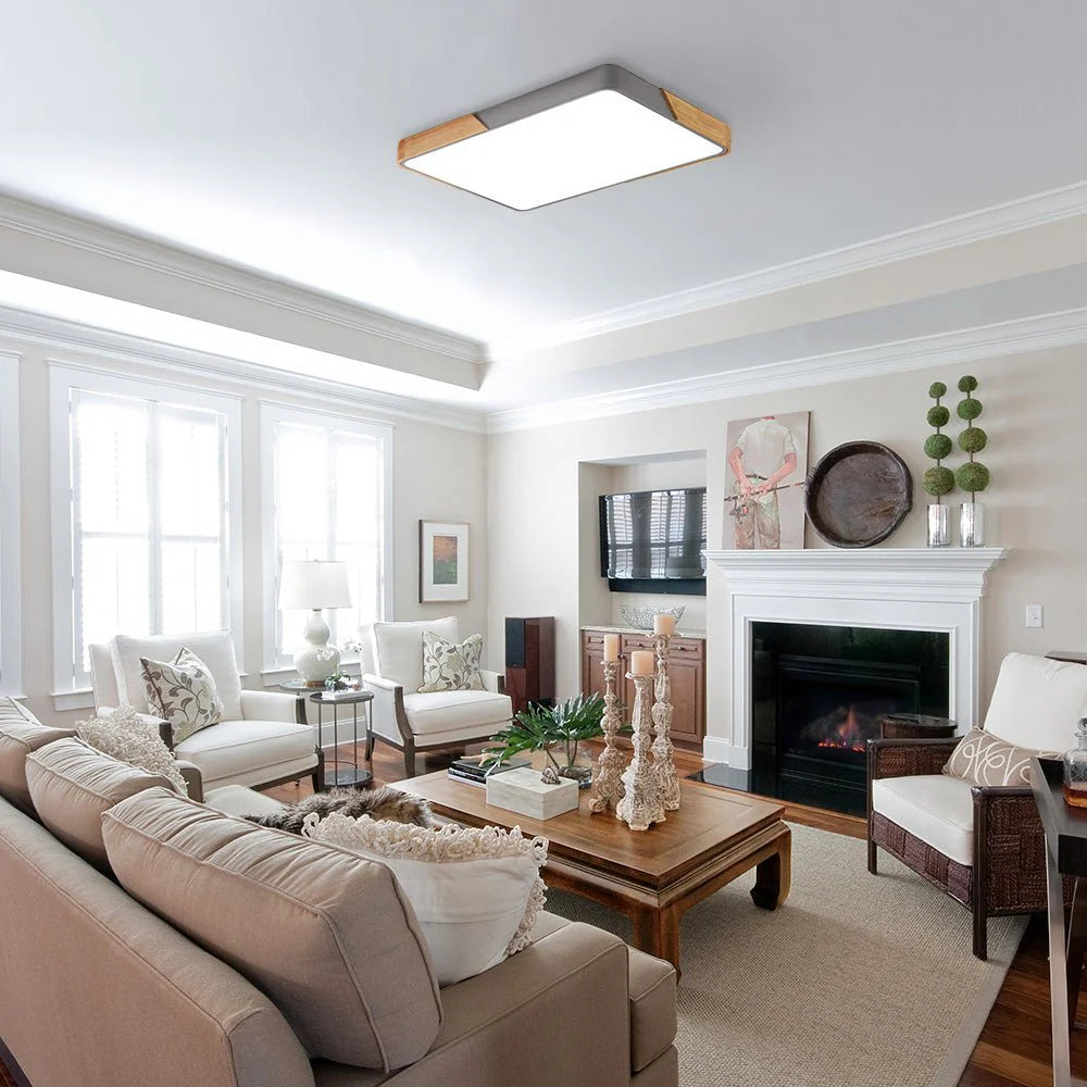 Rectangle Flush Mount Ceiling Light