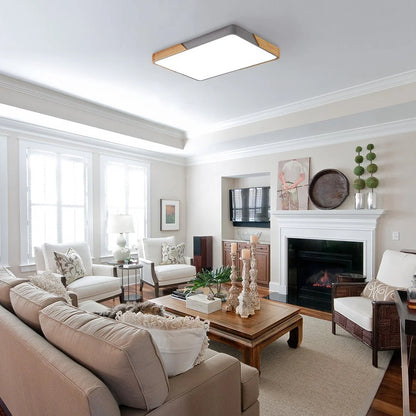 Rectangle Flush Mount Ceiling Light