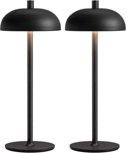 Cordless LED Table Lamps Set of 2 with Touch Dimming for Indoor & Outdoor