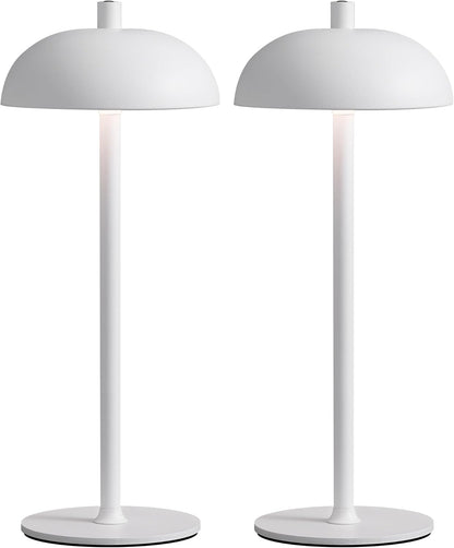 Cordless LED Table Lamps Set of 2 with Touch Dimming for Indoor & Outdoor